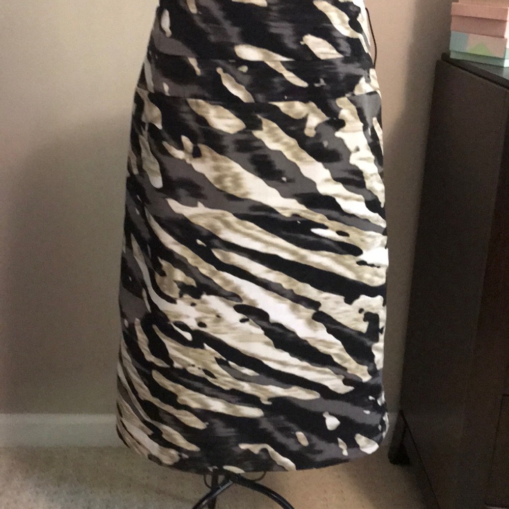 Animal print skirt